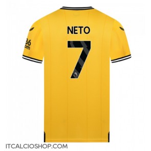 Wolves Pedro Neto #7 Prima Maglia 2023-24 Manica Corta